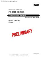 FS-1535 series programming